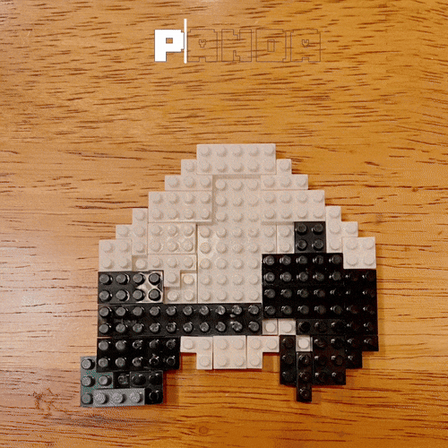 DIY Panda Building Block Set