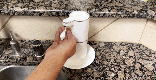 Touchless Foaming Soap Dispenser with Adjustable Foam Levels and USB Rechargeable Design